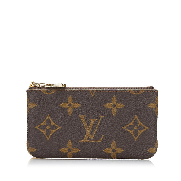 ルイ ヴィトン モノグラム ポシェット クレ コインケース 小銭入れ M62650 ブラウン PVC レザー レディース LOUIS VUITTON 【中古】