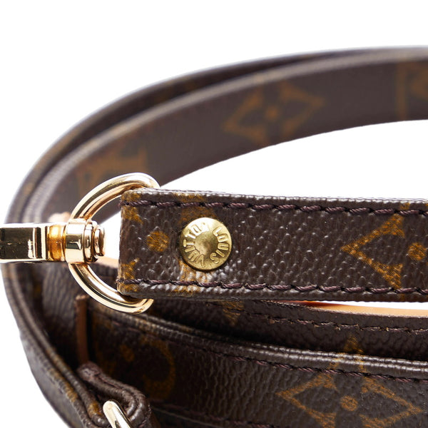 ルイ ヴィトン モノグラム ショルダーストラップ ブラウン PVC レディース LOUIS VUITTON 【中古】
