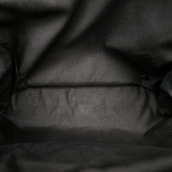 グッチ GGキャンバス シェリーライン トートバッグ 130994 ブラック キャンバス レザー レディース GUCCI 【中古】