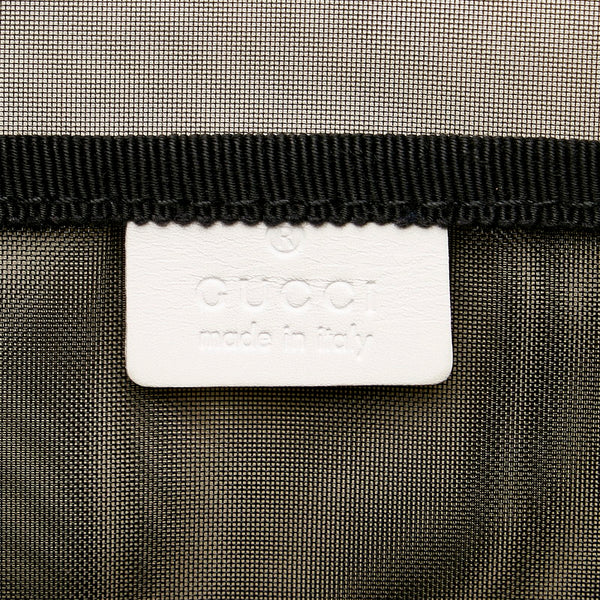 グッチ トートバッグ 123439 ホワイト キャンバス メンズ GUCCI 【中古】