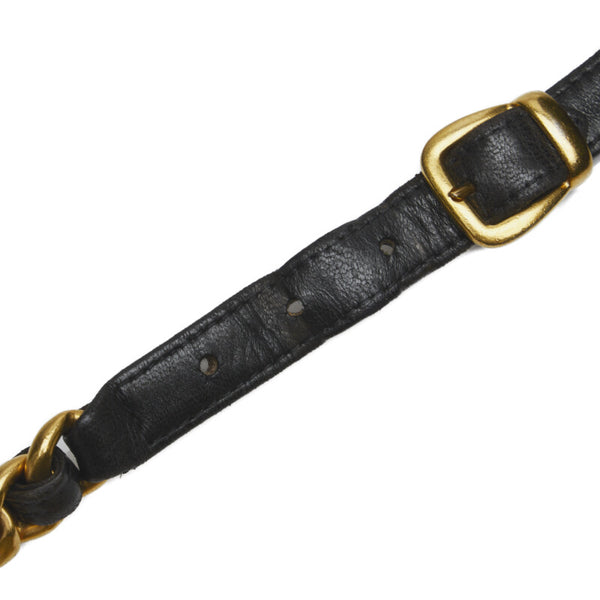 シャネル マトラッセ ココマーク チェーン リュック バックパック ブラック ゴールド レザー レディース CHANEL 【中古】