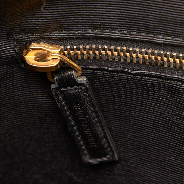 サンローラン ネイビー レザー ビジネスバッグ メンズ SAINT LAURENT 【中古】