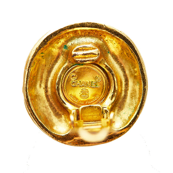 シャネル ココマーク ヴィンテージ イヤークリップ イヤリング ゴールド メッキ レディース CHANEL 【中古】