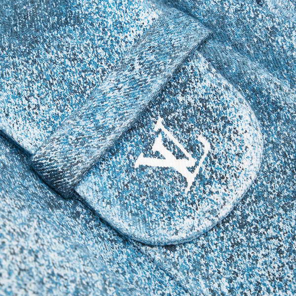 ルイ ヴィトン モノグラム グラデーション デニムジャケット ブルー ホワイト コットン メンズ LOUIS VUITTON 【中古】