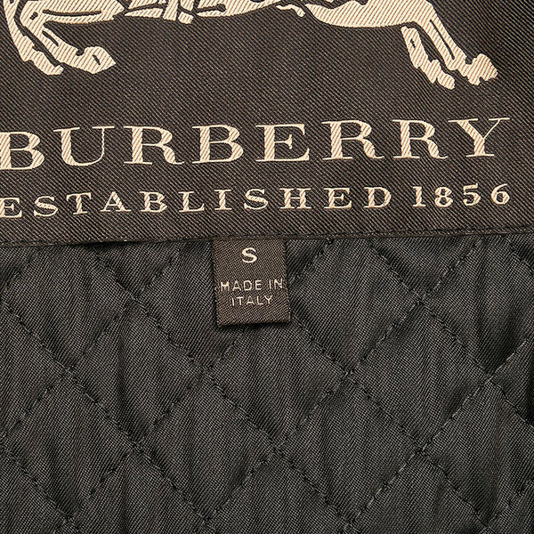 バーバリー ロングコート トレンチコート グレージュ スウェード レザー レディース BURBERRY 【中古】