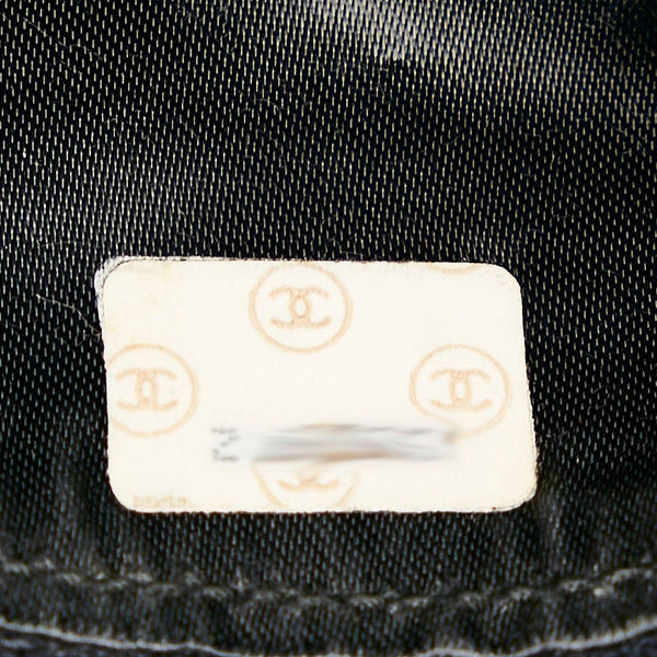 シャネル マトラッセ フリンジ チェーン ショルダーバッグ ブラック ラムスキン レディース CHANEL 【中古】