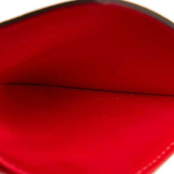 クリスチャンルブタン スパイクスタッズ パネトーネ マネークリップ ネイビー レザー 二つ折り財布 メンズ Christian Louboutin 【中古】