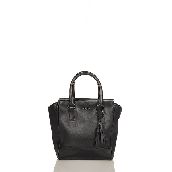 コーチ ハンドバッグ ショルダーバッグ２WAY ブラック レザー レディース COACH 【中古】