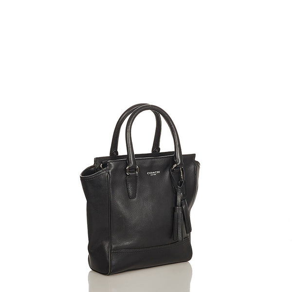 コーチ ハンドバッグ ショルダーバッグ２WAY ブラック レザー レディース COACH 【中古】