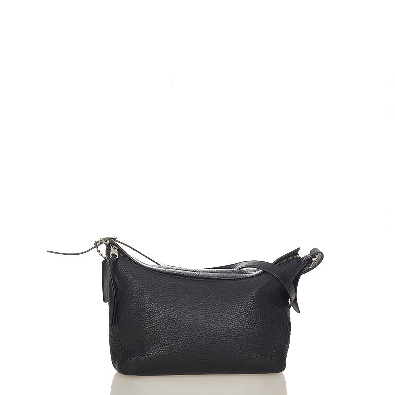 コーチ 32264 ブラック レザー 斜め掛け ショルダーバッグ レディース COACH 【中古】