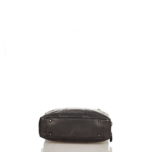 コーチ メトロポリタン 23791 ブラック レザー ビジネスバッグ メンズ COACH 【中古】