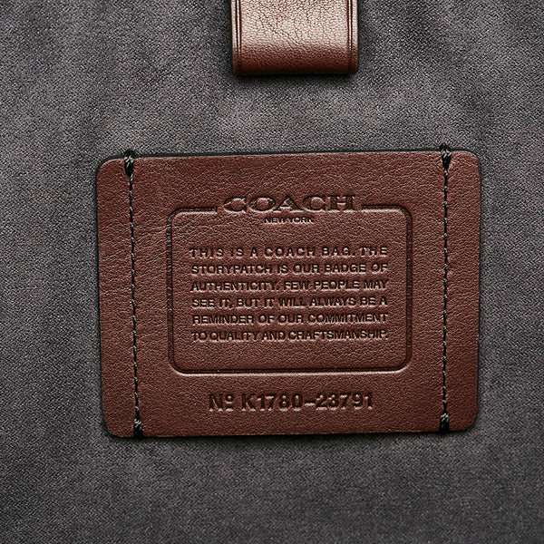 コーチ メトロポリタン 23791 ブラック レザー ビジネスバッグ メンズ COACH 【中古】