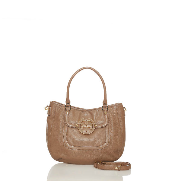 トリーバーチ ハンドバッグ ショルダーバッグ 2WAY ベージュ レザー レディース Tory Burch 【中古】
