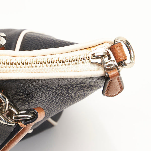 コーチ ハンドバッグ ショルダーバッグ 2way F57486 ネイビー レザー レディース COACH 【中古】