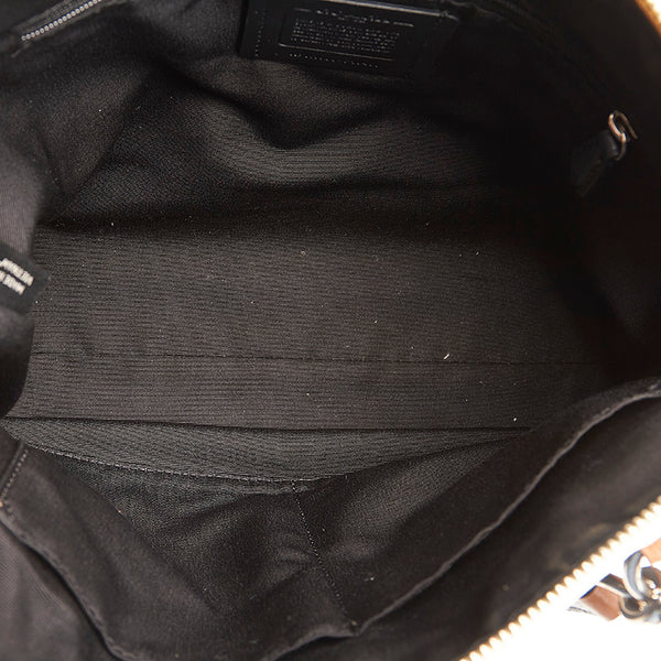 コーチ ハンドバッグ ショルダーバッグ 2way F57486 ネイビー レザー レディース COACH 【中古】