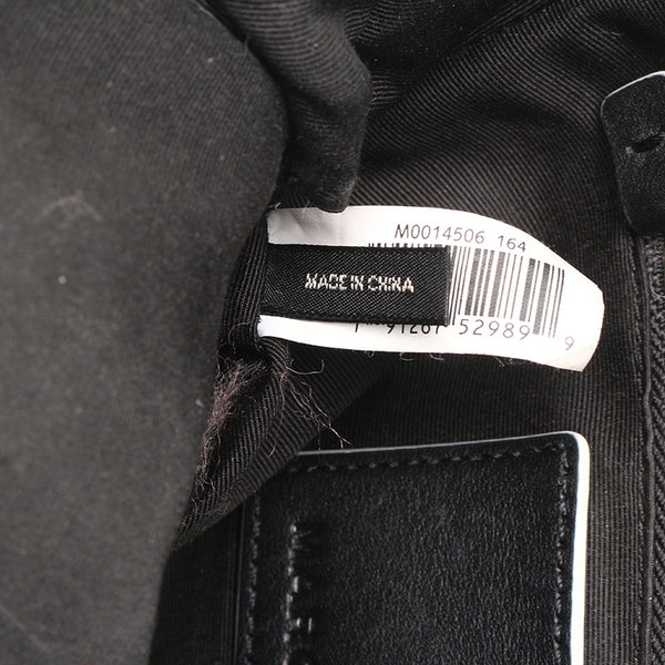 マークジェイコブス ハンドバッグ ショルダーバッグ 2WAY ホワイト ブラック レザー レディース MARC JACOBS 【中古】