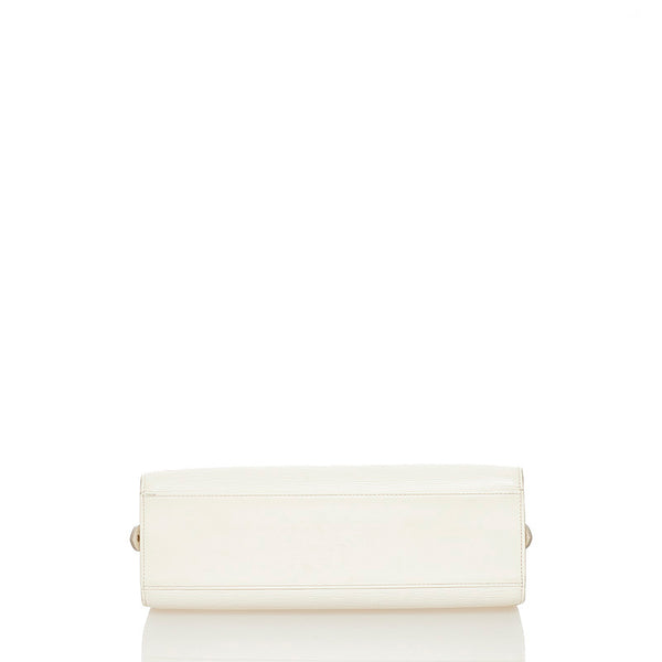 ルイ ヴィトン エピ ポンヌフPM M5907J ホワイト レザー ハンドバッグ レディース LOUIS VUITTON 【中古】