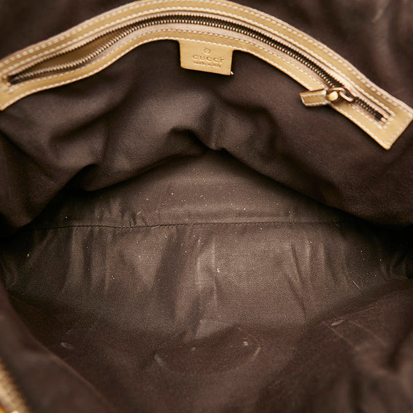 グッチ インターロッキング ハンドバッグ 114887 ベージュ レザー レディース GUCCI 【中古】