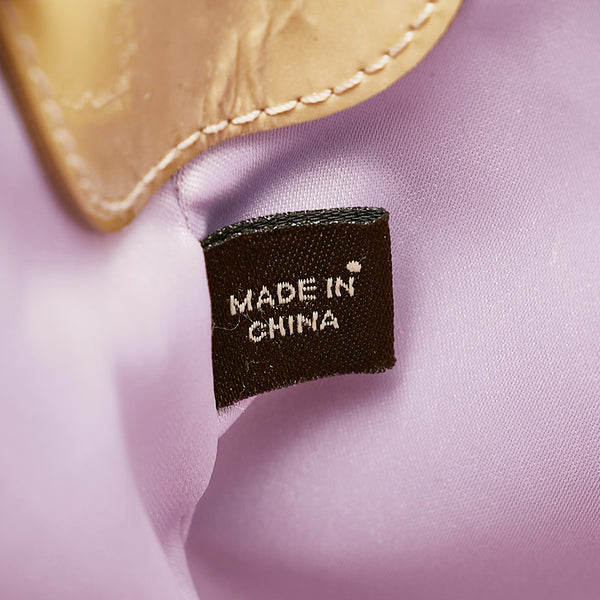 コーチ ハンドバッグ ショルダーバッグ 2WAY ベージュ パテントレザー レディース COACH 【中古】