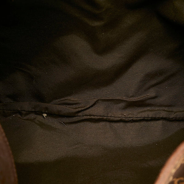 グッチ GGキャンバス ワンショルダー 001 4075 ブラウン キャンバス レザー レディース GUCCI 【中古】