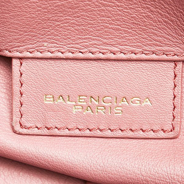 バレンシアガ ザ ペーパー  ハンドバッグ 515859 ピンク レザー レディース BALENCIAGA 【中古】