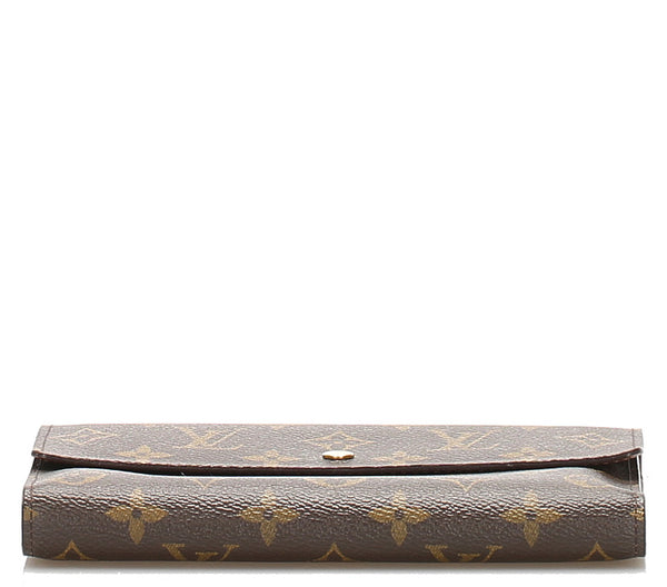 ルイ ヴィトン モノグラム パスポール M60135 ブラウン 茶 PVC レザー 長財布 LOUIS VUITTON ユニセックス 中古