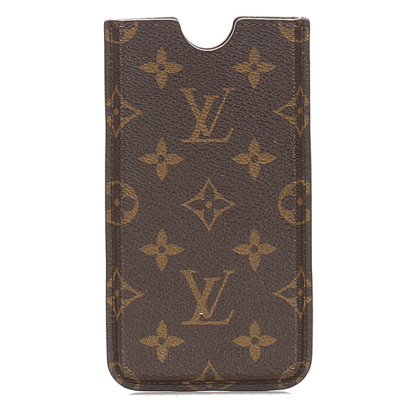 ルイ ヴィトン モノグラム M60864 ブラウン 茶 PVC レザー iPhoneケース LOUIS VUITTON ユニセックス 新品
