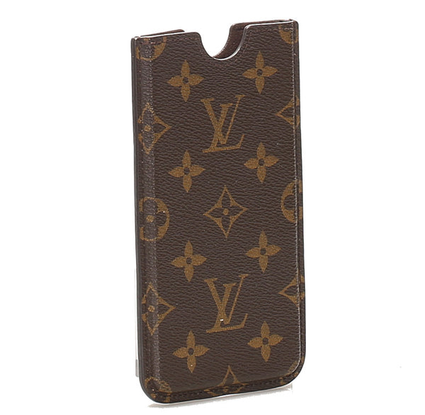ルイ ヴィトン モノグラム M60864 ブラウン 茶 PVC レザー iPhoneケース LOUIS VUITTON ユニセックス 新品