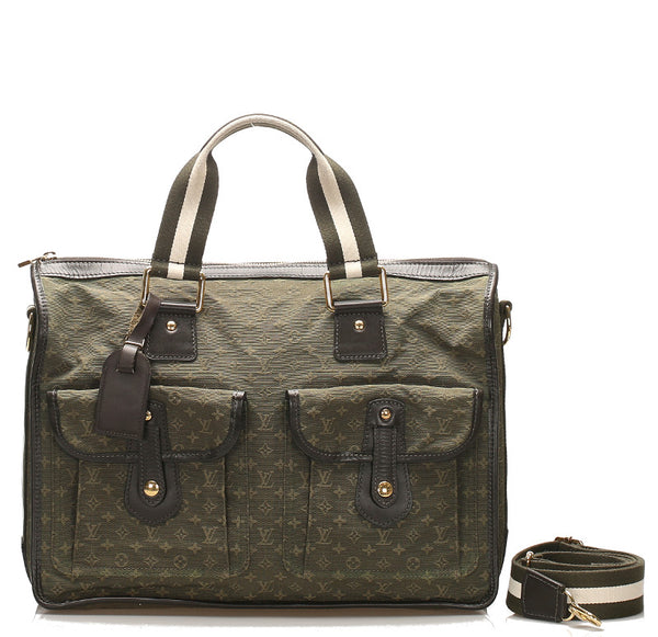 ルイ ヴィトン モノグラム サックマリーケイト M42342 カーキ キャンバス レザー ショルダーバッグ LOUIS VUITTON レディース 中古