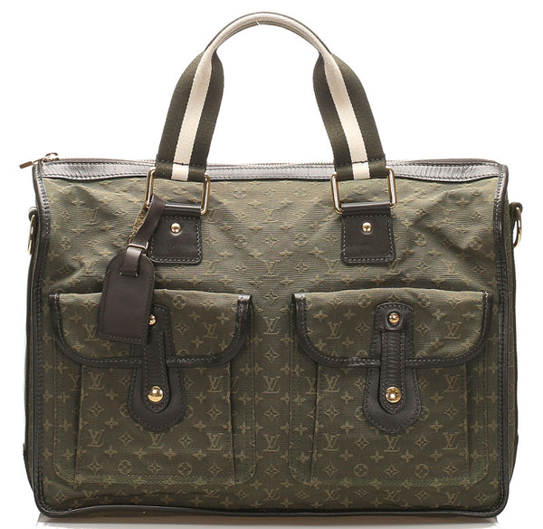 ルイ ヴィトン モノグラム サックマリーケイト M42342 カーキ キャンバス レザー ショルダーバッグ LOUIS VUITTON レディース 中古