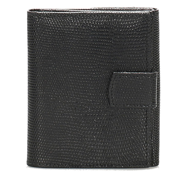 サルヴァトーレフェラガモ ブラック 黒 レザー 二つ折り財布 レディース Salvatore Ferragamo 中古
