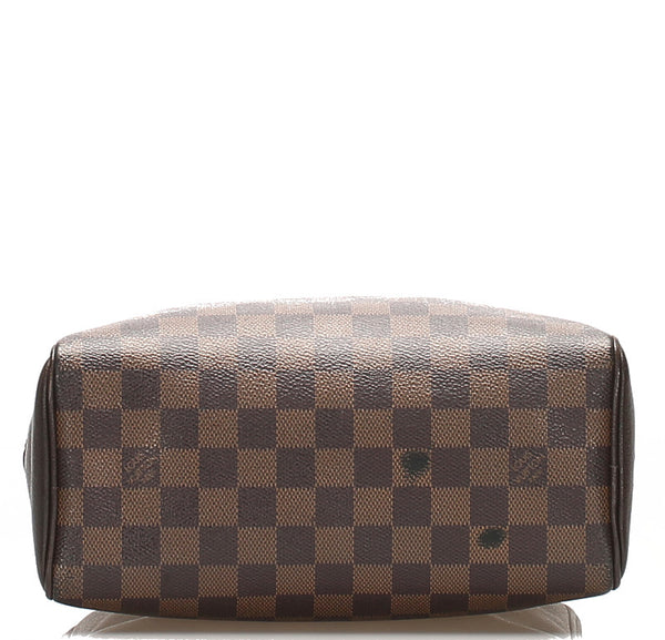 ルイ ヴィトン ダミエ ブレラ N51150 ブラウン 茶 レザー トートバッグ LOUIS VUITTON レディース 中古