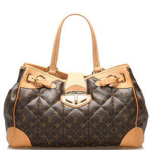 ルイ ヴィトン モノグラム エトワール ブラウン 茶 PVC レザー ショルダーバッグ レディース LOUIS VUITTON 中古