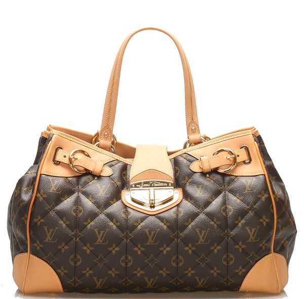 ルイ ヴィトン モノグラム エトワール ブラウン 茶 PVC レザー ショルダーバッグ レディース LOUIS VUITTON 中古