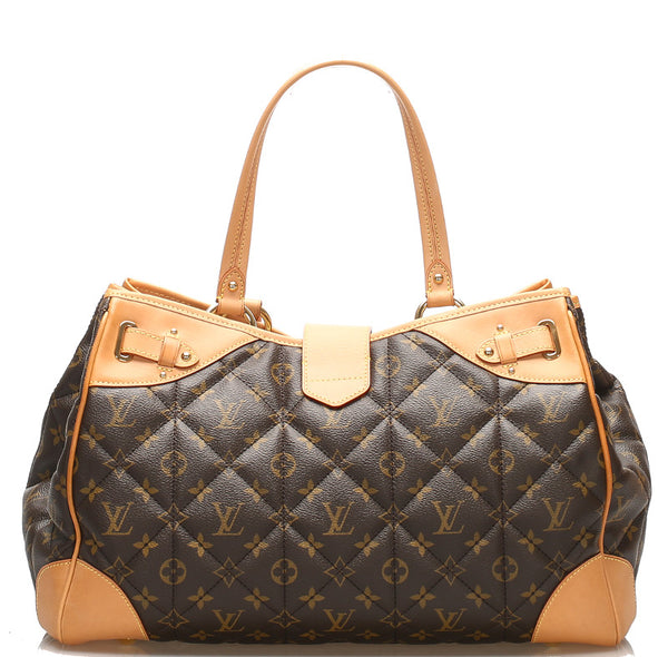 ルイ ヴィトン モノグラム エトワール ブラウン 茶 PVC レザー ショルダーバッグ レディース LOUIS VUITTON 中古