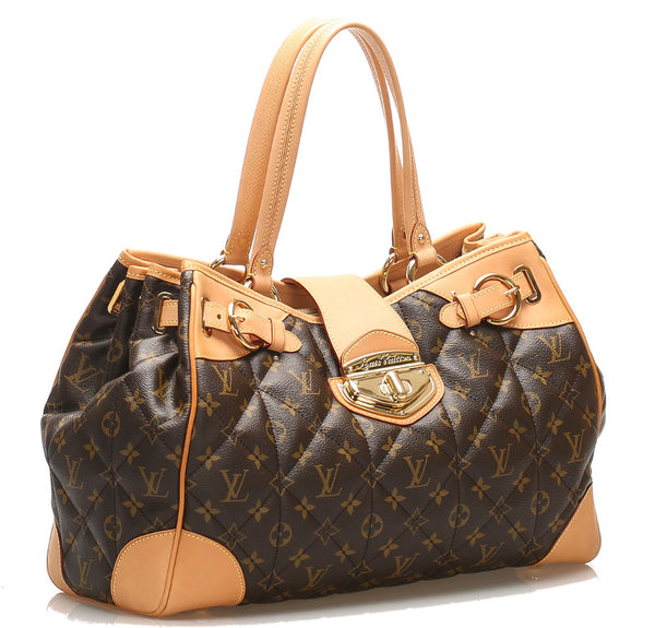 ルイ ヴィトン モノグラム エトワール ブラウン 茶 PVC レザー ショルダーバッグ レディース LOUIS VUITTON 中古