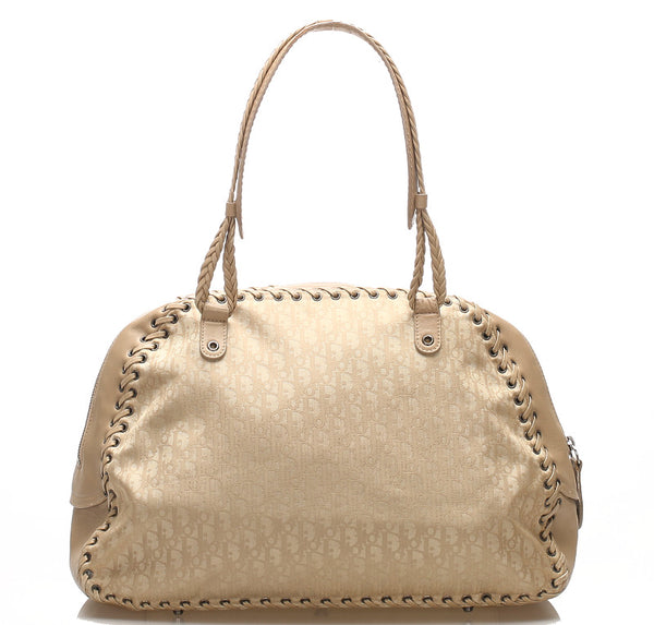 ディオール ベージュ レザー ショルダーバッグ レディース Dior 中古
