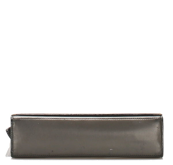 グッチ 001・2058 ブラック 黒 レザー ハンドバッグ GUCCI レディース 中古