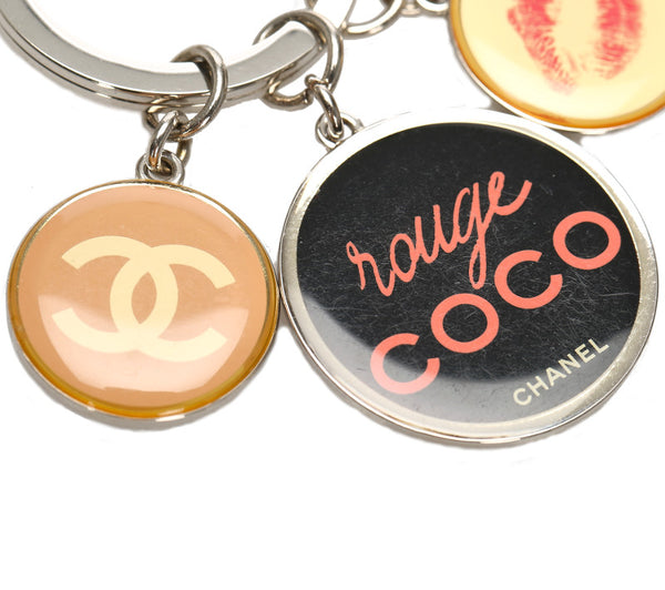 シャネル ココ シルバー メタル キーリング ユニセックス CHANEL 中古
