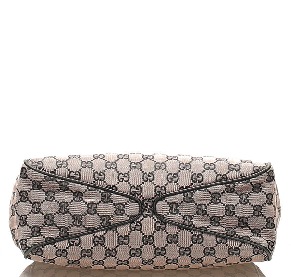 グッチ ピンク キャンバス ハンドバッグ レディース GUCCI 中古
