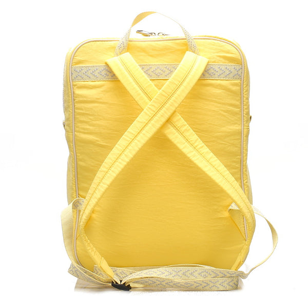 グッチ ブラインド フォー ラブ 536724 イエロー グレー ブルー ナイロン リュック バックパック ユニセックス GUCCI 中古