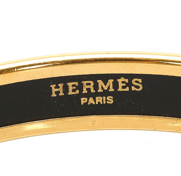 エルメス マルチカラー ゴールド メッキ バングル レディース HERMES 中古