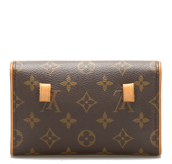 ルイ ヴィトン モノグラム フロランティーヌ M51855 ブラウン PVC レザー ウエストバッグ レディース LOUIS VUITTON 中古