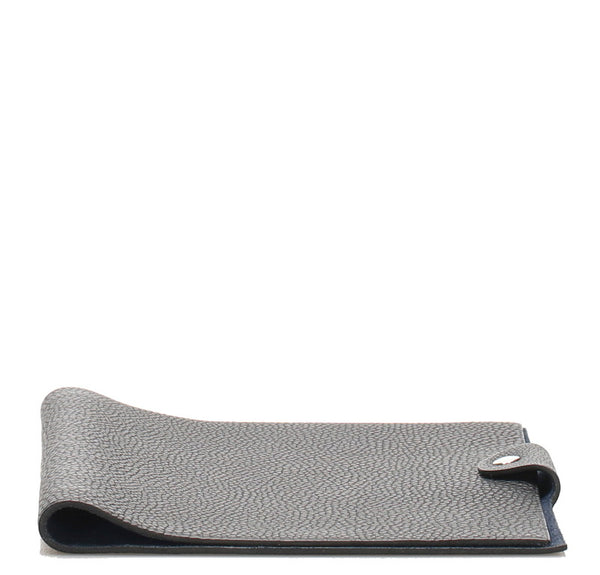 エルメス ユリス ブラック レザー 手帳カバー ユニセックス HERMES 刻印不鮮明刻印 中古