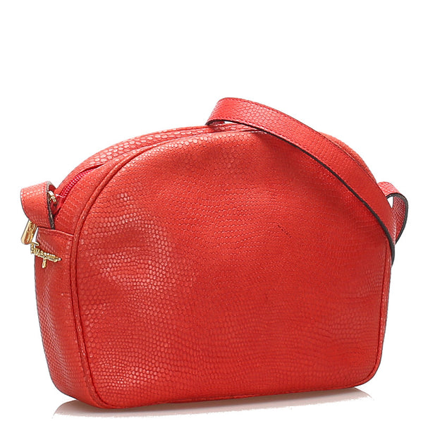 サルヴァトーレフェラガモ M218504 レザー ショルダーバッグ レディース Salvatore Ferragamo 中古