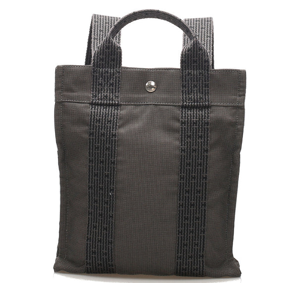 エルメス エールライン アドPM グレー キャンバス リュック・デイパック ユニセックス HERMES 中古
