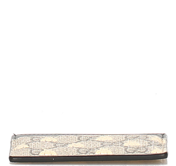 グッチ GGスプリーム ビー 233166 PVC レザー カードケース レディース GUCCI 中古