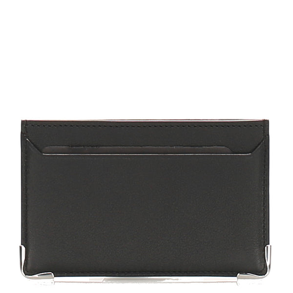 カルティエ ブラック 黒 レザー カードケース ユニセックス CARTIER 中古
