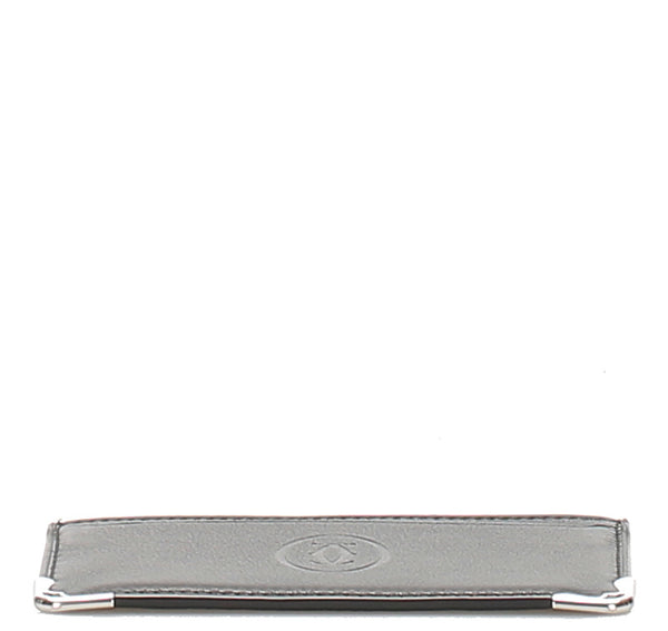 カルティエ ブラック 黒 レザー カードケース ユニセックス CARTIER 中古