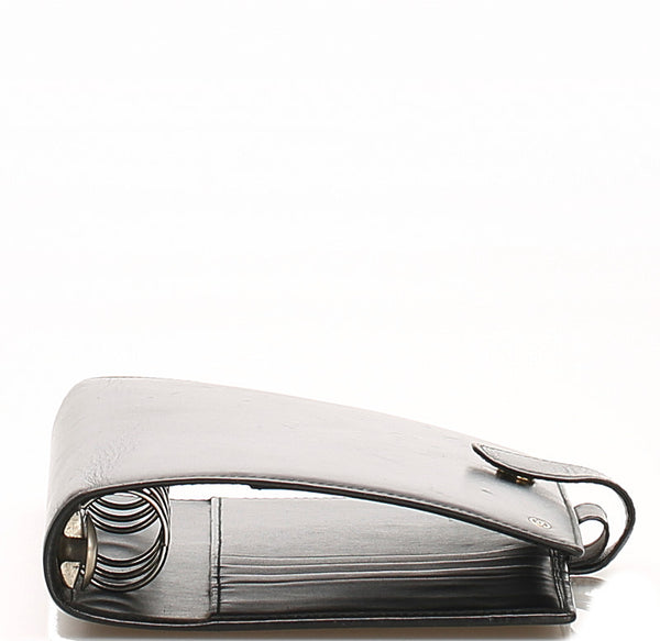 カルティエ ブラック 黒 レザー 手帳カバー ユニセックス CARTIER 中古